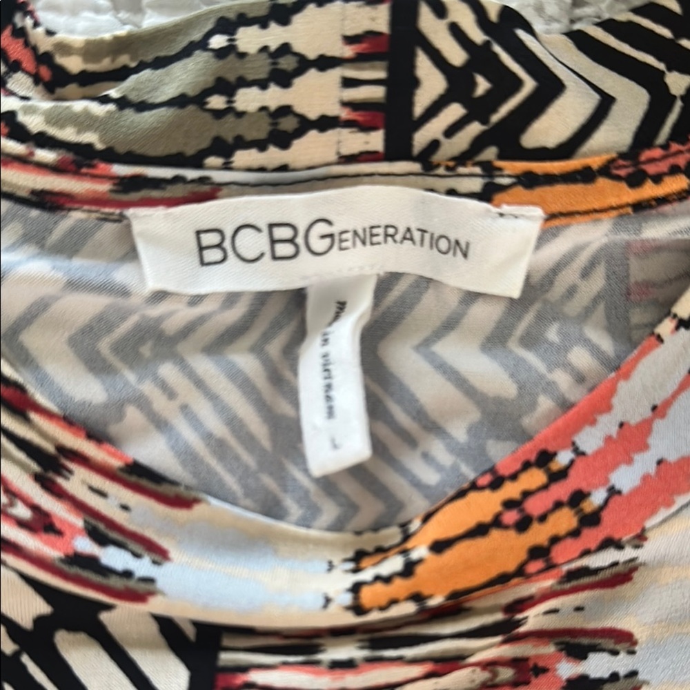 Bcbgeneration Multicolor Patterned Dress - image 2